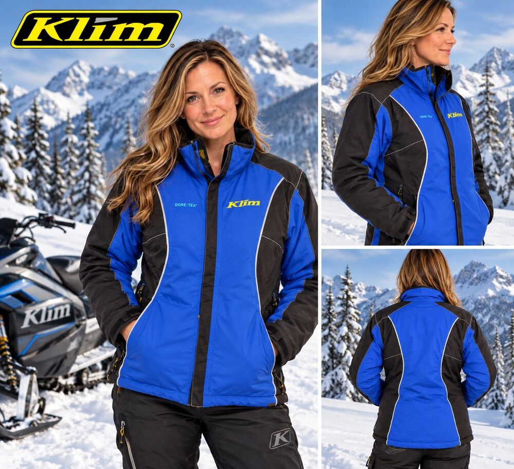 Klim Alpine Parka Ladies Med Womens Jacket Gore-Tex Reflective Snowmobile Winter